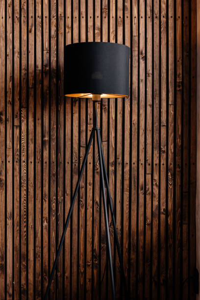 istock Floor lamp in the home interior 1356535181