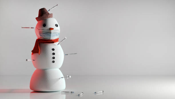 istock Covid 19 Christmas background. 1356553077