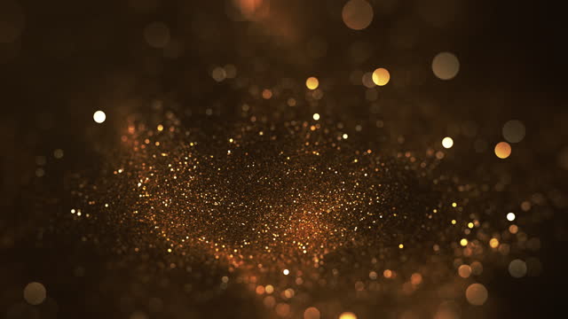 Abstract background animation, seamlessly loopable. Beautiful particles floating mid-air, shallow depth of field. Perfectly usable for all kinds of topics.