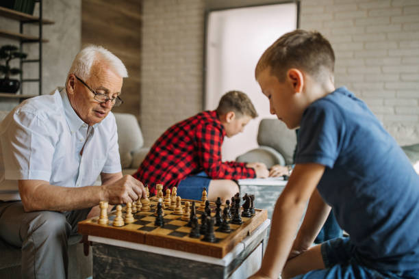 istock Grandparents with their grandsons 1356560486