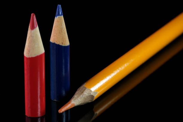 istock An old small used sharpened wooden pencil 1356562359
