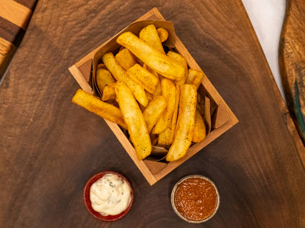 istock French fries ketchup and mayonnaise 1356568163