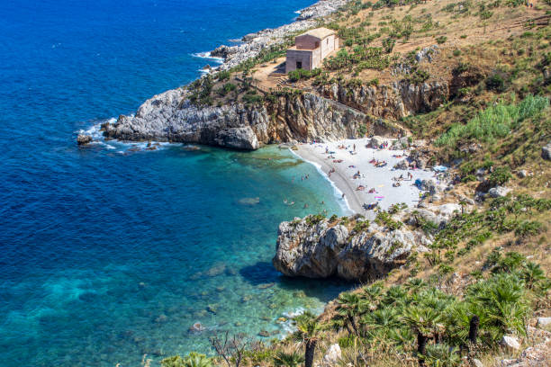 istock Cala Tonnarella dell’Uzzo, Sicily, Italy 1356569654