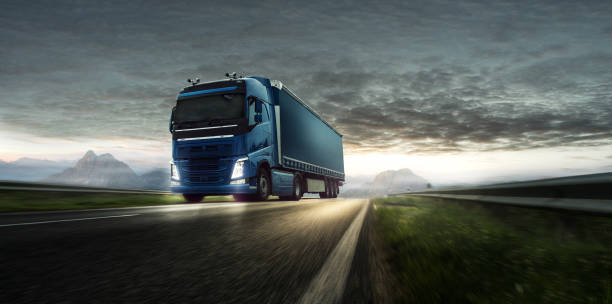 istock Truck on the Road 1356573909