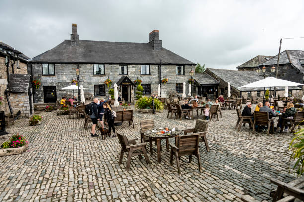 Jamaica Inn on Dartmoor.  This is the Inn that inspired the Daphne Du Maurier novel 'Jamaica Inn' on Dartmoor, Cornwall, England, UK.