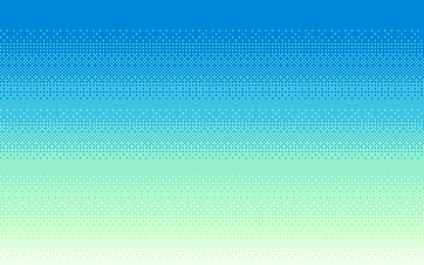 Seamless background in pixel art. Dithering backdrop in 8 bit style Seamless background in pixel art. Dithering backdrop in 8 bit style. Vector illustration bit binary stock illustrations