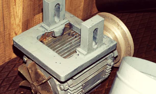 istock Detail from an old drilling machine 1356599094