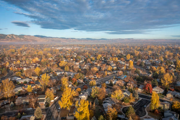istock Fort Collins and Front Range aerial view 1356601297