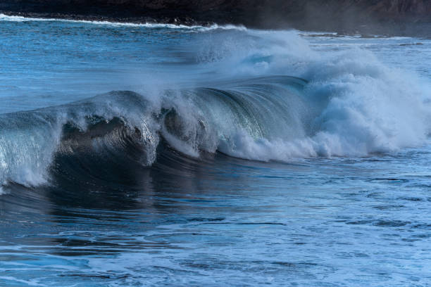 istock Seascape with strong waves   in Salinetas beach. Telde. Gran Canaria. Canary Islands 1356602589