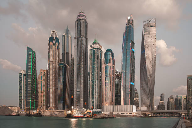 istock Dubai tallest buildings skyline 1356618573
