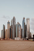 istock Dubai tallest buildings skyline 1356618922