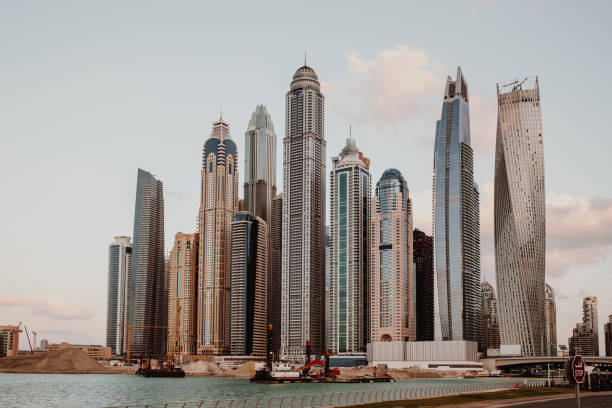 istock Dubai tallest buildings skyline 1356619086