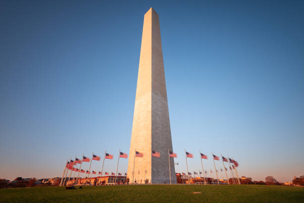istock Washington DC, USA at Washington Monument 1356621203