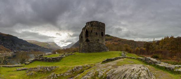istock Panorama of Dolbadarn Castle, Llanberis, Wales 1356627503