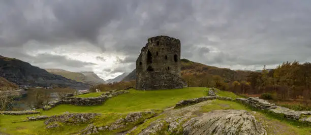 Photo of Panorama of Dolbadarn Castle, Llanberis, Wales