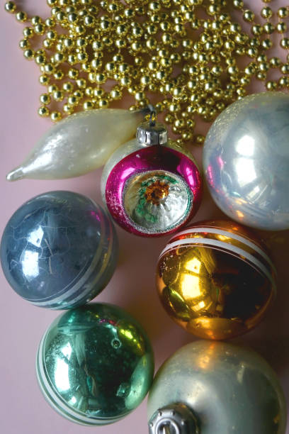 istock Vintage Christmas Ornaments 1356632743
