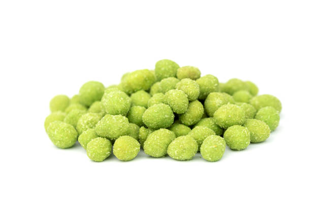istock Green Peanuts with wasabi spice 1356633187