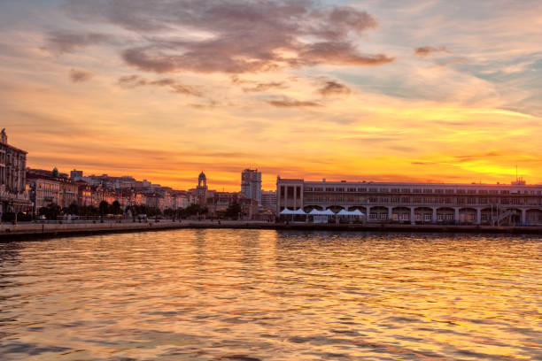 istock View of the Trieste pier at sunset 1356636291