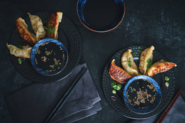 istock Japanese Gyoza Dumplings 1356638857