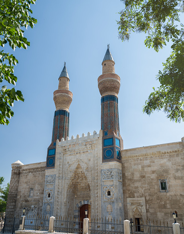 Sivas Gok Madrasa. (Turkish; Gök Medrese) It is a 13th-century madrasah. Its other name is Sahibiye Madrasa. It is the most visited tourist attraction of Sivas province. Turkey