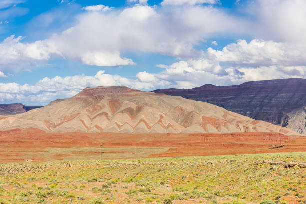 istock Zig-zag hills near Mexican Hat in Utah 1356643966