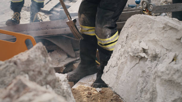 istock Rescuers preparing to save survivors 1356644660