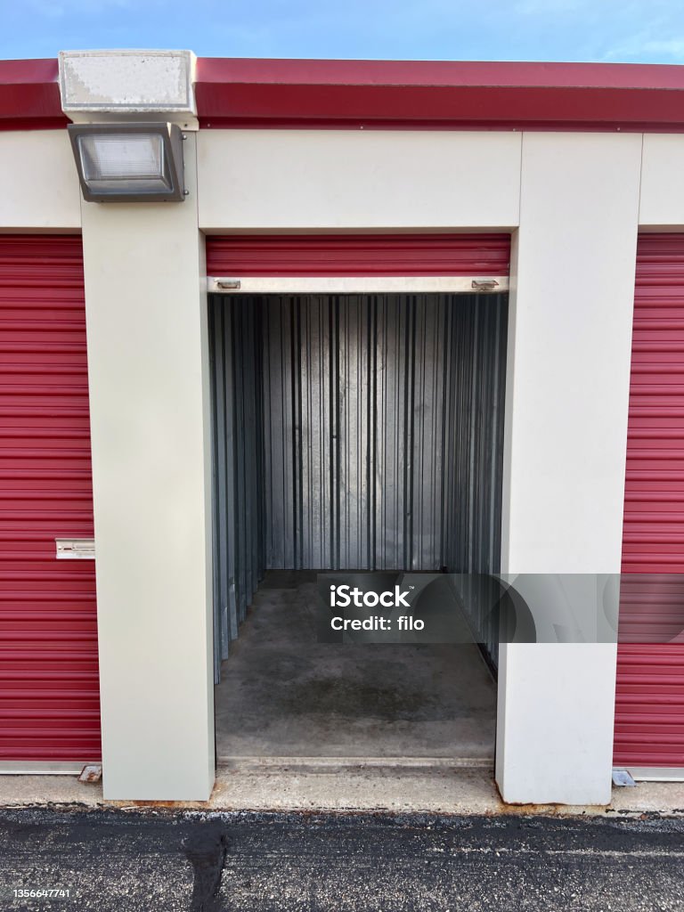 Empty Storage Buildings Empty Storage Unit Stock Photo - Download Image Now - Absence ...
