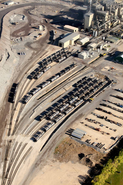 istock Railroad sidings and rail cars 1356652361