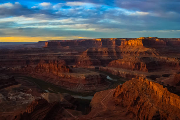 istock Sunrise over the colorado river 1356679628