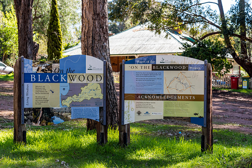 SouthWest, WA - Australia 09-06-2021 Blackwood river park precinct, relax by the river