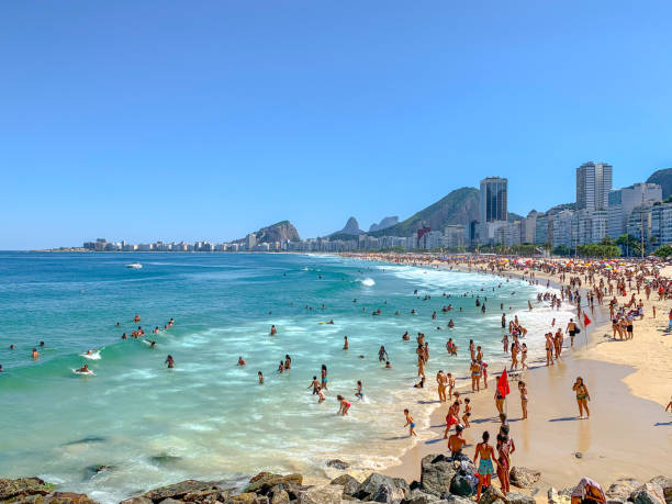 Rio de Janeiro Rio de Janeiro sidewalk copacabana rio de janeiro stock pictures, royalty-free photos & images