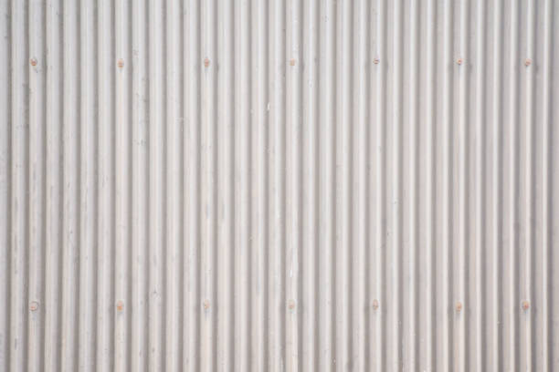 istock Old corrugated iron metal texture background 1356691687