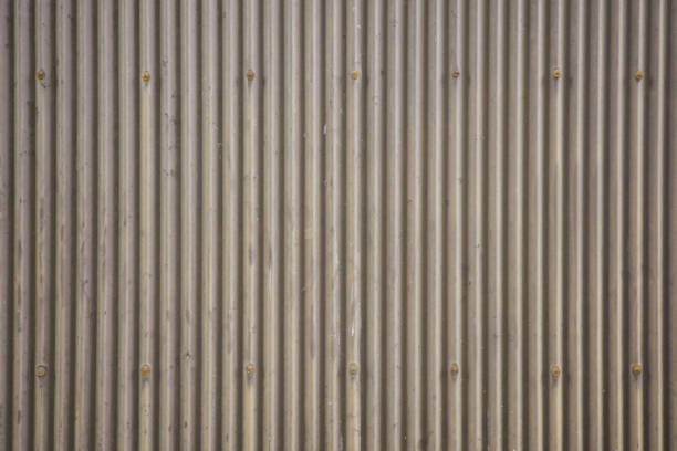 istock Old corrugated iron metal texture background 1356691688