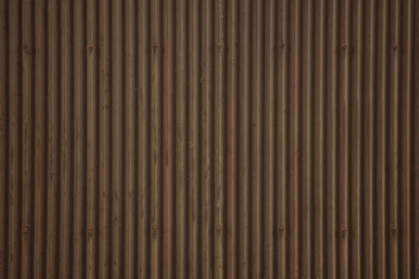 istock Old corrugated iron metal texture background 1356691689