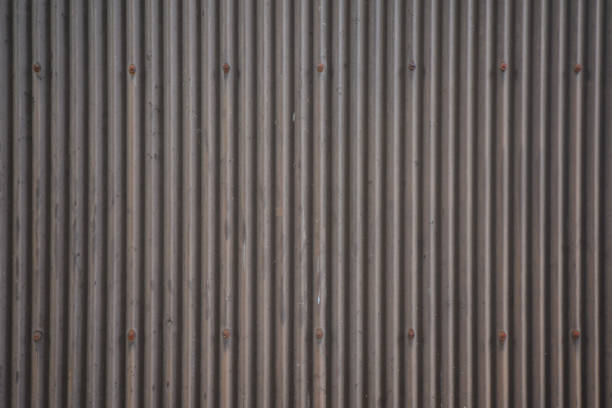 istock Old corrugated iron metal texture background 1356691693