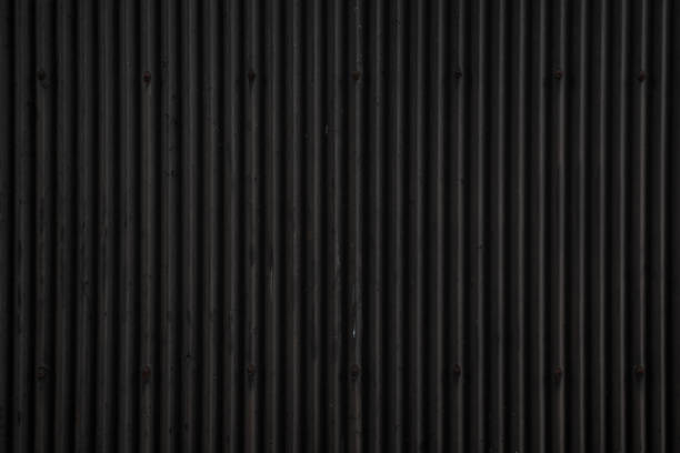 오래된 골판지 철 금속 질감 배경 - corrugated iron metal iron rusty 뉴스 사진 이미지