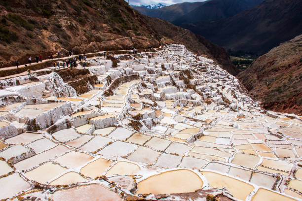 istock salineras de maras - salt mines in peru 1356703821