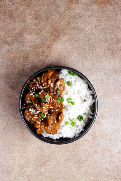 Ayam teriyaki or Chicken Teriyaki with rice. Ayam teriyaki or Chicken Teriyaki with rice. teriyaki stock pictures, royalty-free photos & images