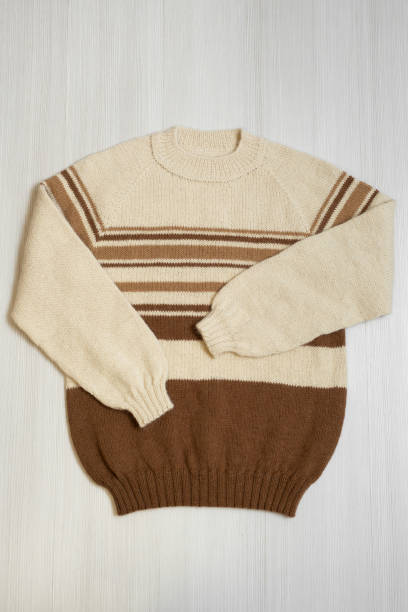 istock Knitted men's sweater on a white background 1356720206