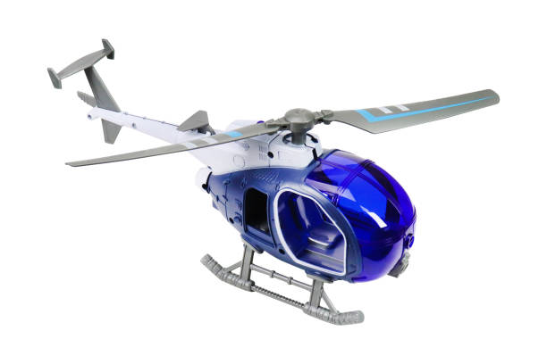 istock Children's toy helicopter on a white background. Isolated image 1356724000