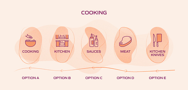 Cooking Progression Form Cooking Related Process Infographic Template Process Timeline Chart ...