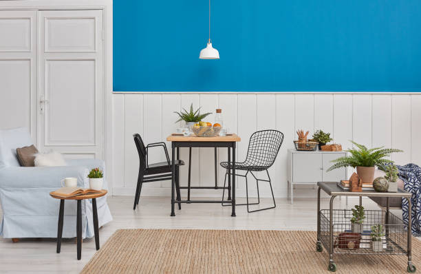 istock home modern home office and decorative living room style. 1356726631