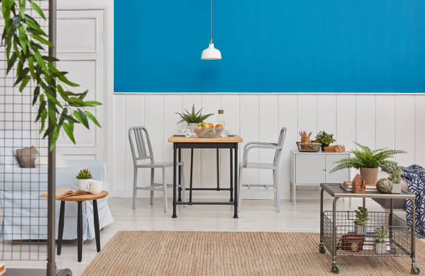 istock home modern home office and decorative living room style. 1356726648