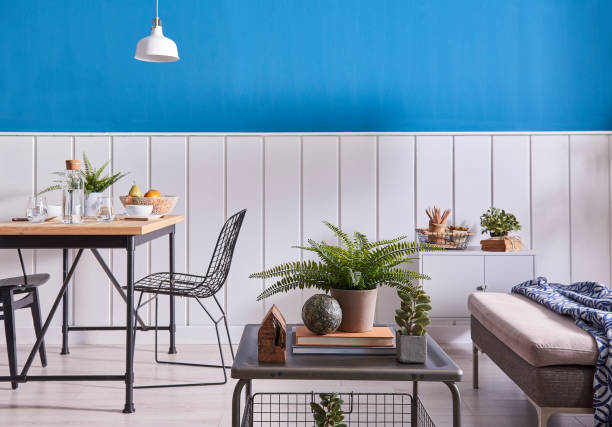 istock home modern home office and decorative living room style. 1356727286