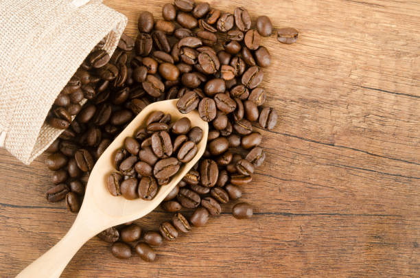 istock Heap of coffee beans 1356729312