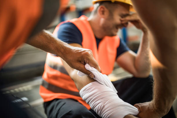 istock Close up of physical injury at work. 1356731142