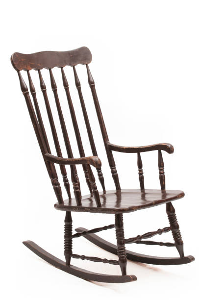 istock Wooden rocking chair 1356732219