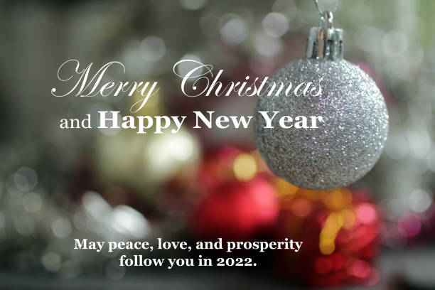istock Christmas and New Year card and greeting. 1356737215