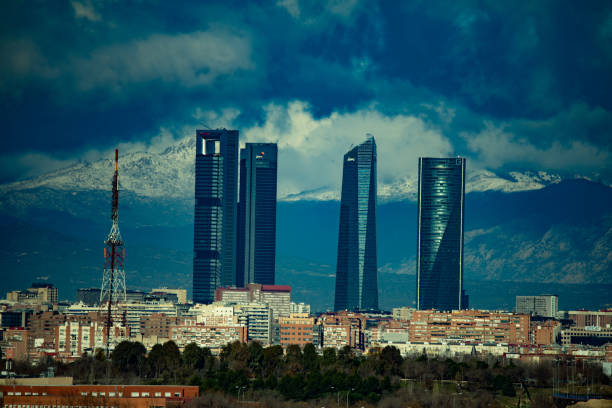 istock Madrid business building at Five Tower. 1356738125