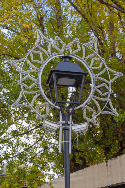 istock Christmas Decor Street Lamp 1356745837